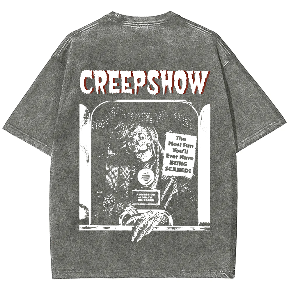 Unisex Washed  Creepshow Horror Movie t-Shirt