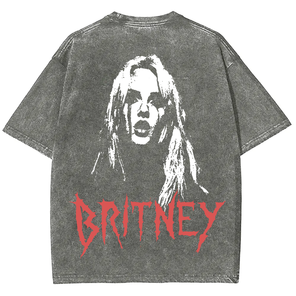 Britney Singer Washed t-Shirt