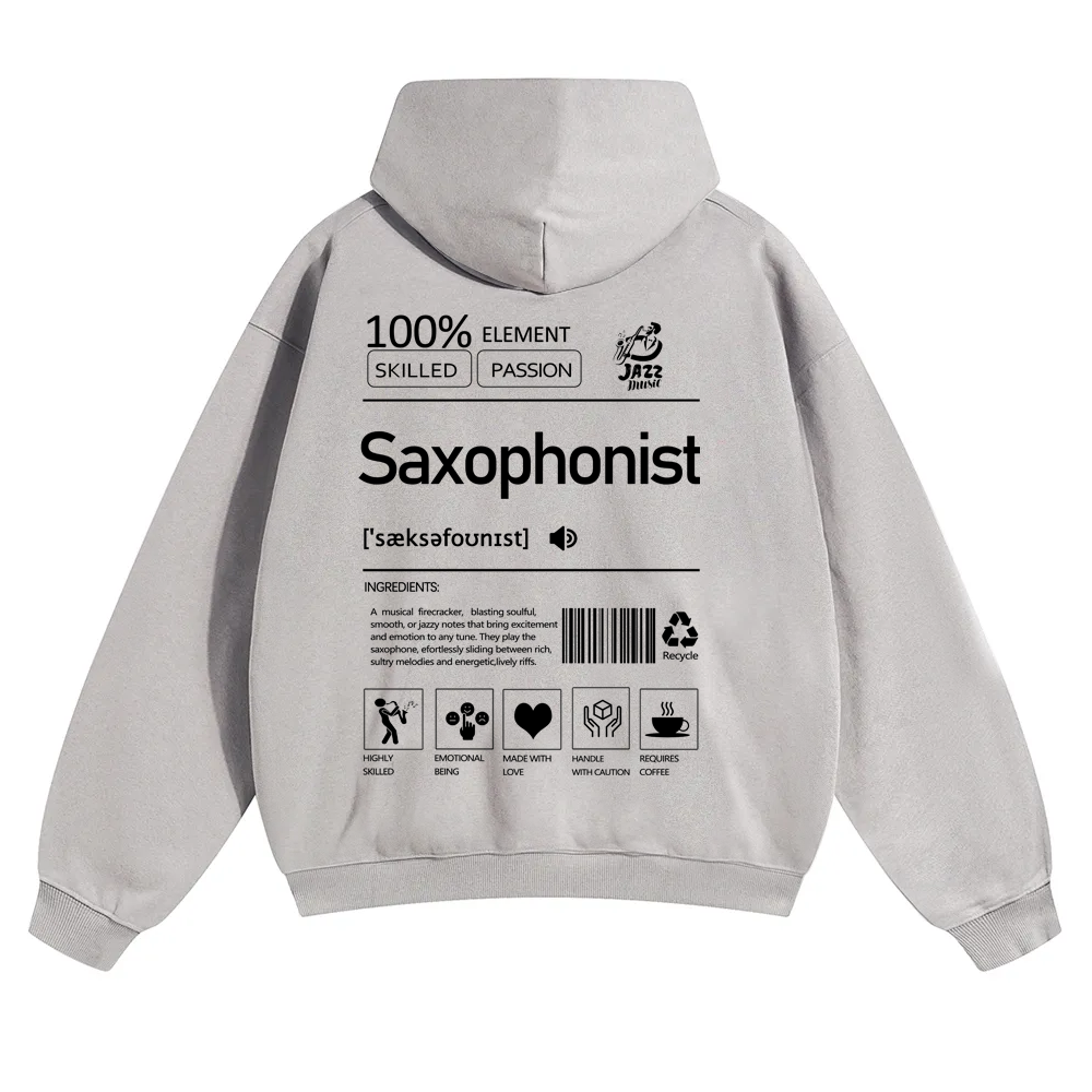 Saxophonist Unisex  Hoodie wearishow