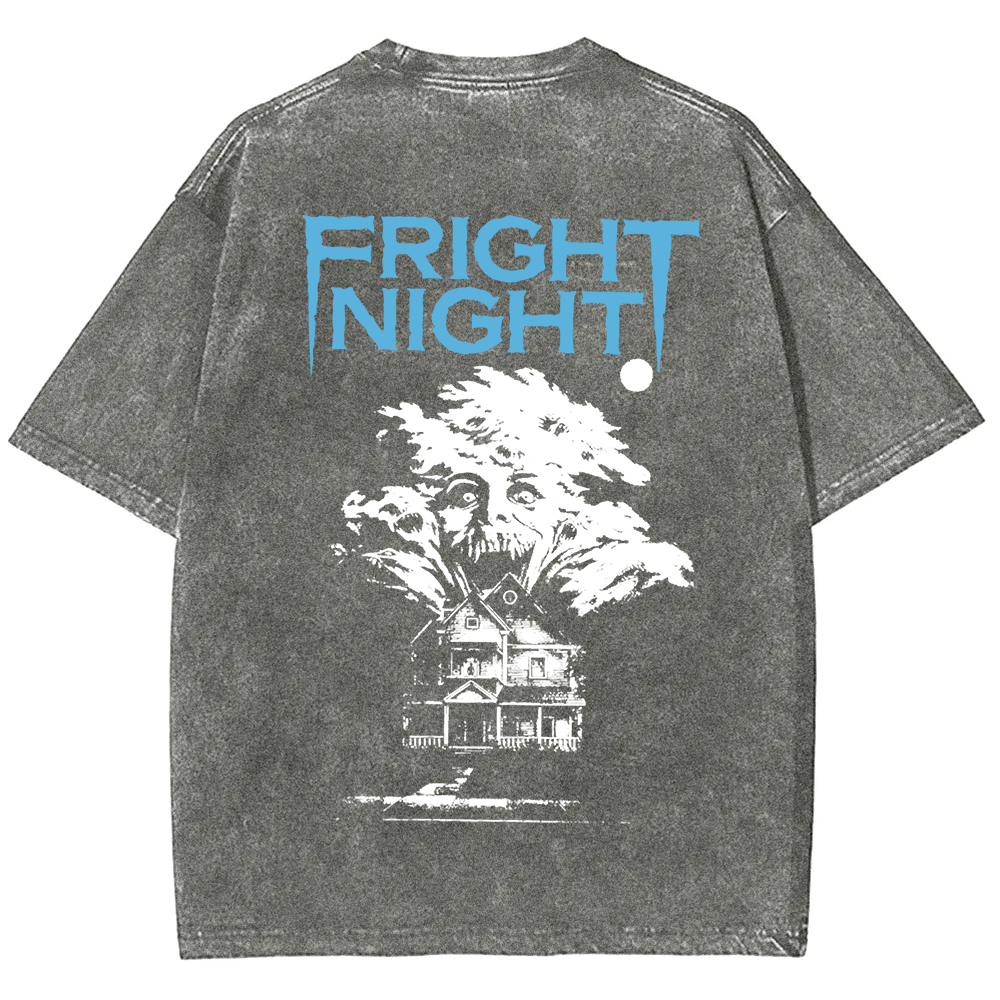 Unisex Vintage Washed Fright Night t-Shirt