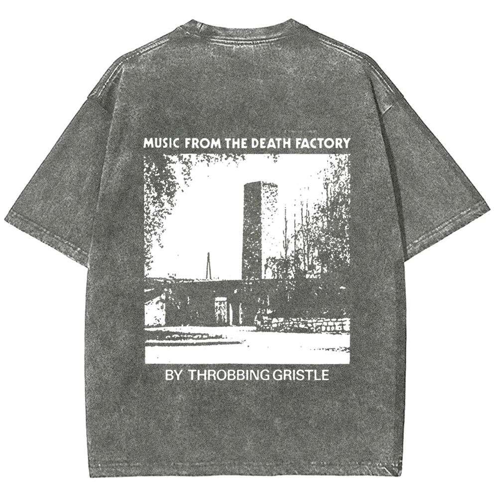 Music From The Death Factory - Throbbing Gristle Band t-Shirt