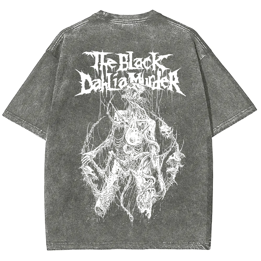 Unisex Vintage The Black Dahila Zombie t-Shirt