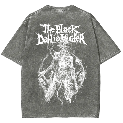 Unisex Vintage The Black Dahila Zombie t-Shirt