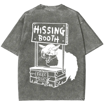 Unisex Cat pattern print t-Shirt