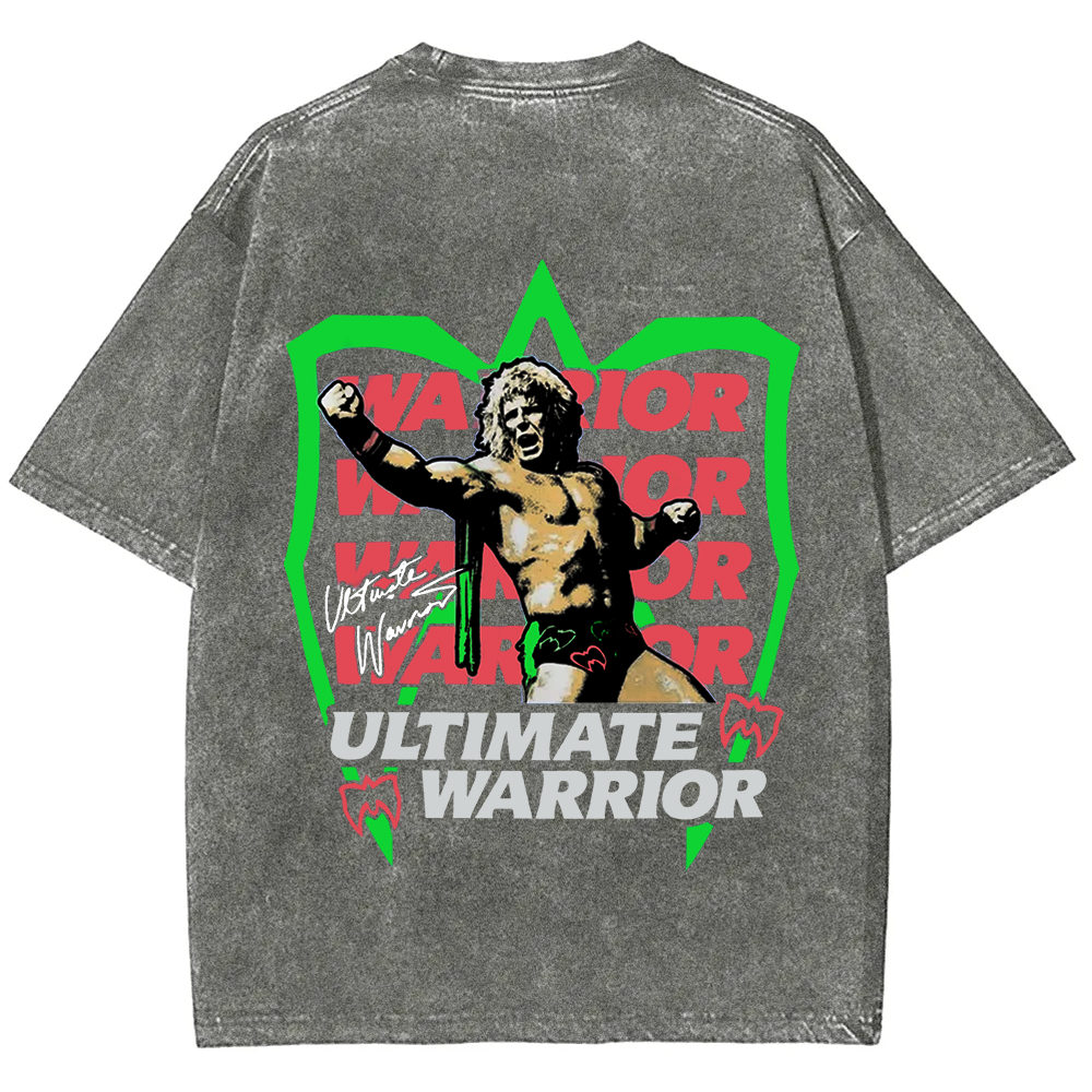 WWE Ultimate Warrior Wrestling Casual Printed t-Shirt