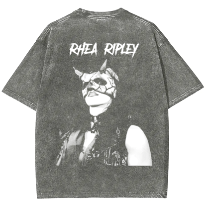 WWE Rhea Ripley The Mask Washed t-Shirt