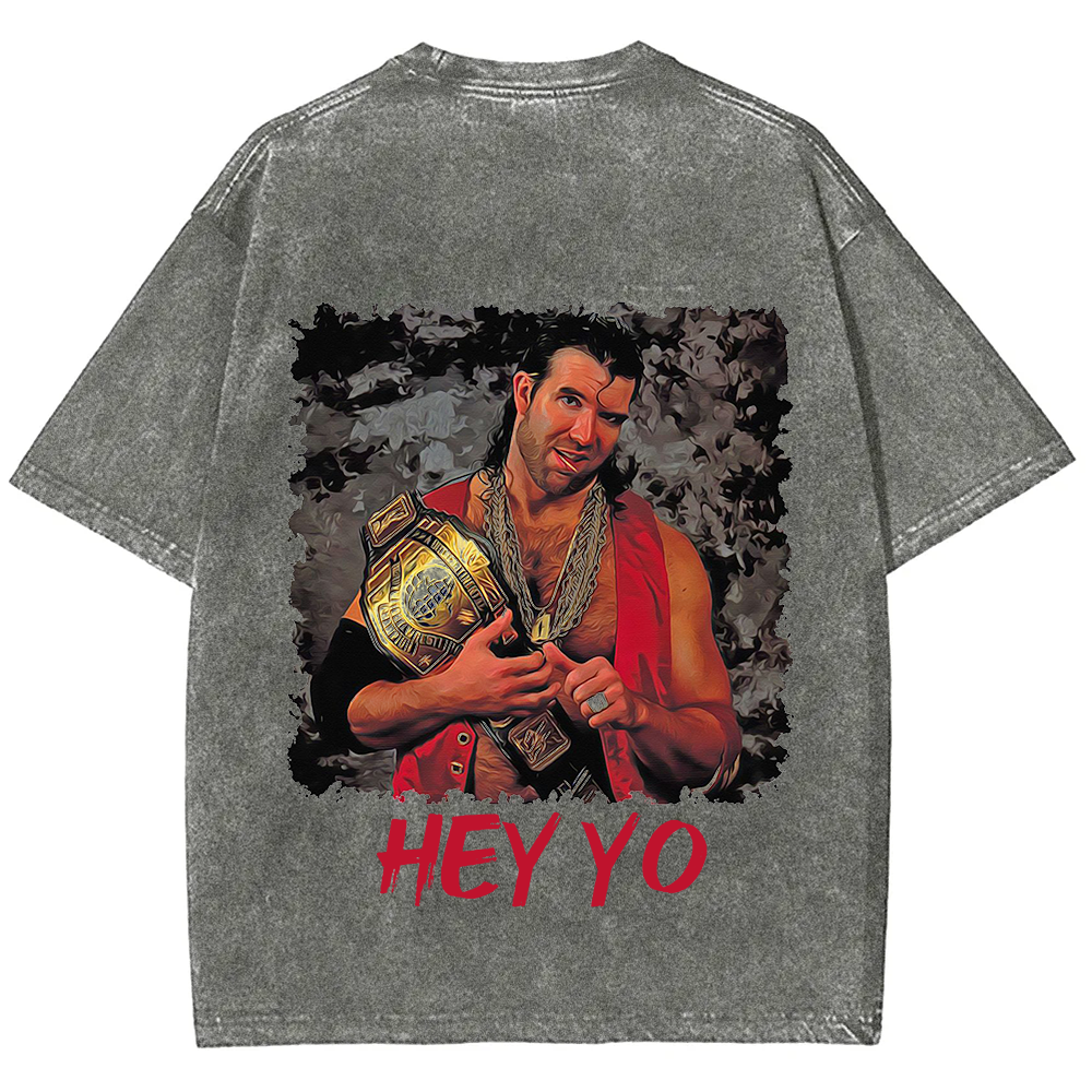 WWE Razor Ramon-Scott Hall HEY YO Casual Printed t-Shirt