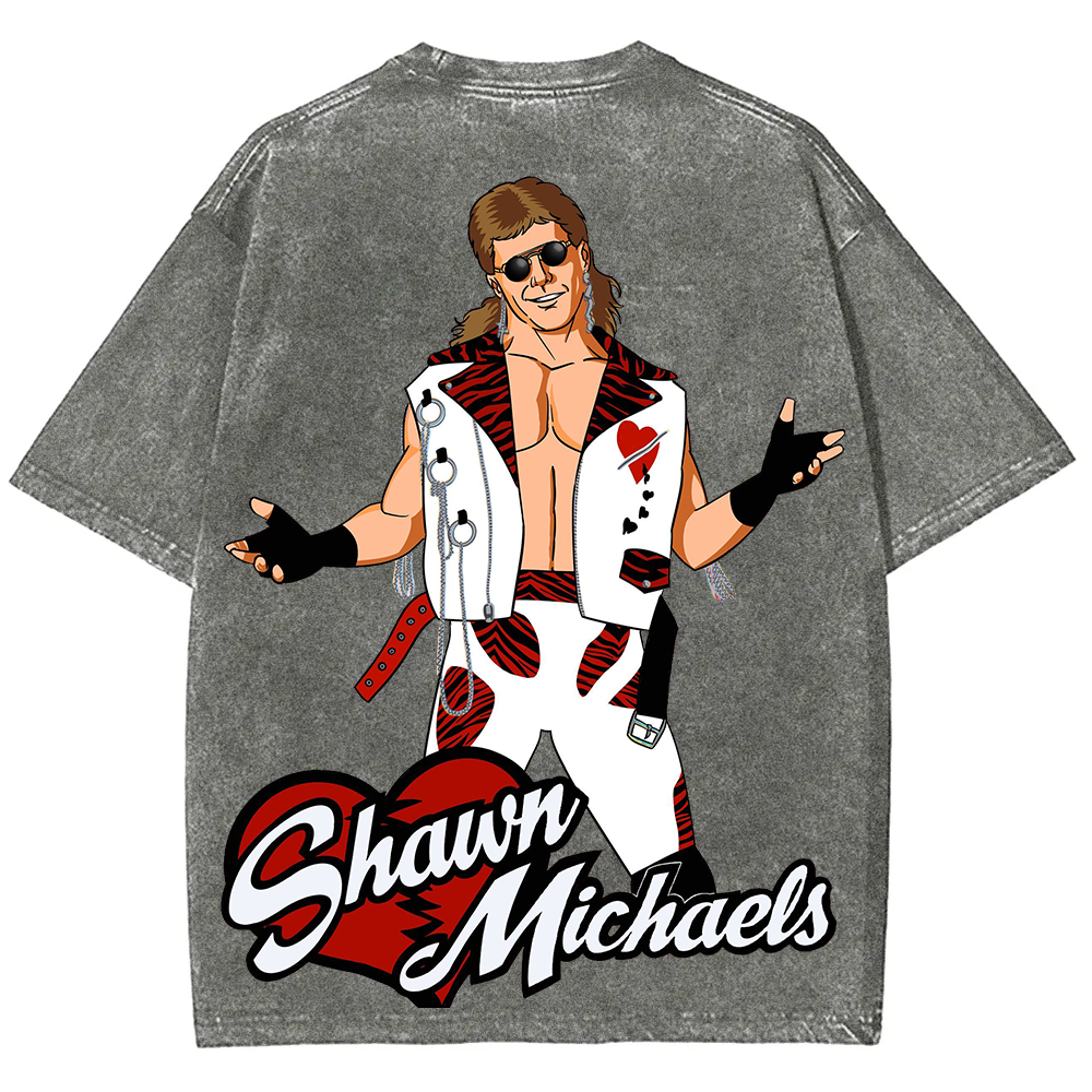 WWE Shawn Michaels Casual Printed t-Shirt