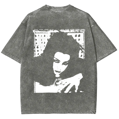Unisex Vintage Washed Amy Lee Singer t-Shirt