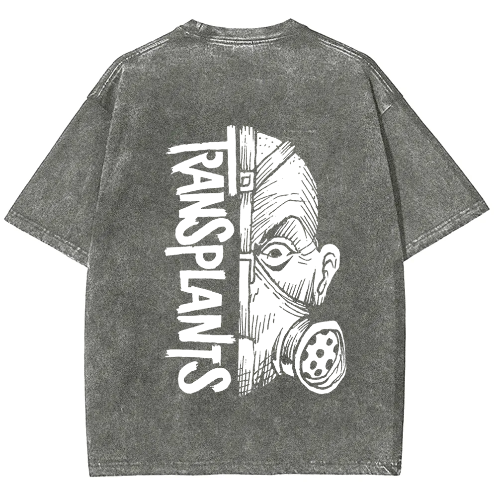 Unisex Vintage Washed Transplants Band t-Shirt