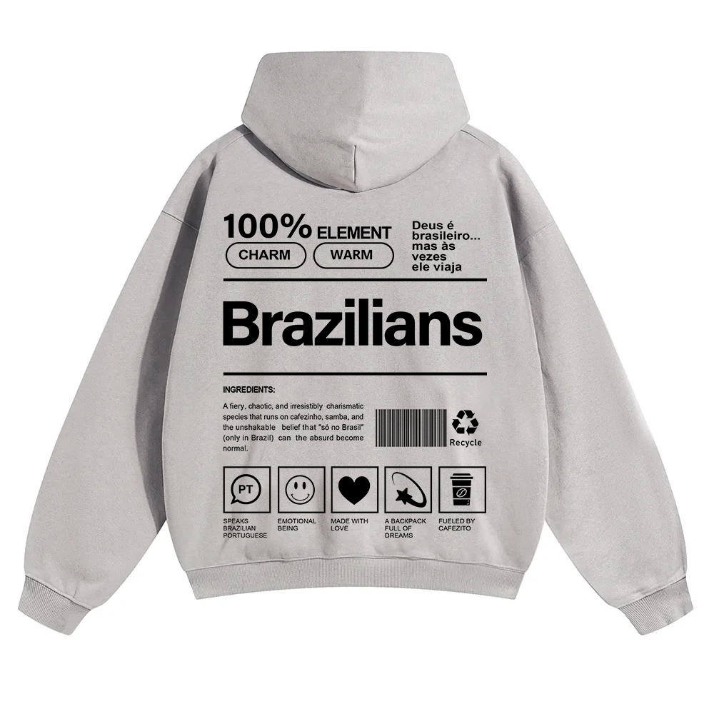 Brazilians Unisex Fit Color Hoodie wearishow