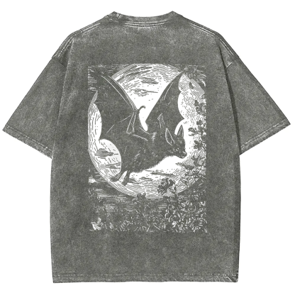 Unisex Vintage  Medieval Bat t-Shirt