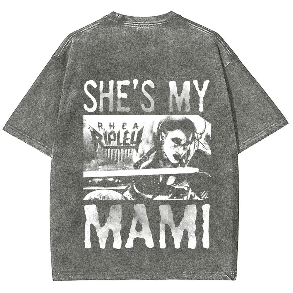 Unisex Vintage WWE Rhea Ripley "she is my mami " t-Shirt