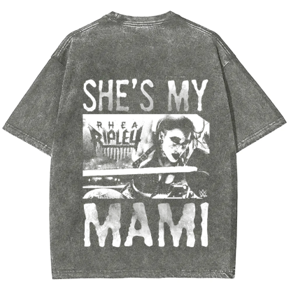 Unisex Vintage WWE Rhea Ripley "she is my mami " t-Shirt