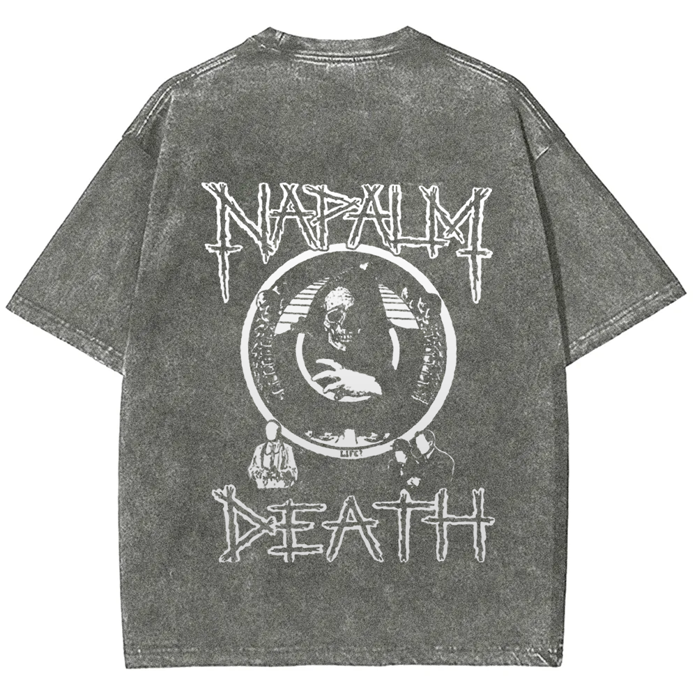 Unisex Vintage  Napalm Death Ban  t-Shirt