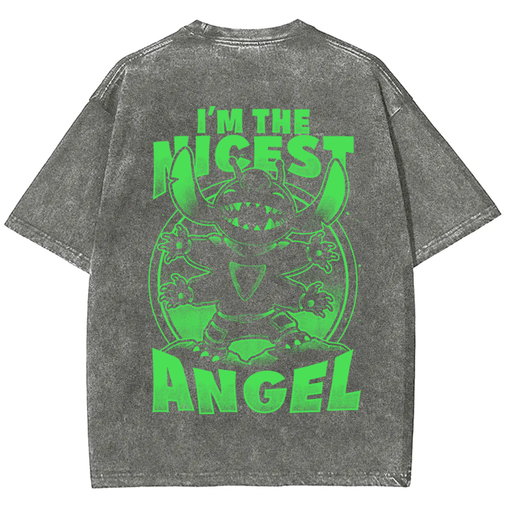 Unisex Vintage Cute Alien Nice Angel t-Shirt