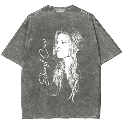 Unisex Vintage  Sheryl Crow Singer t-Shirt