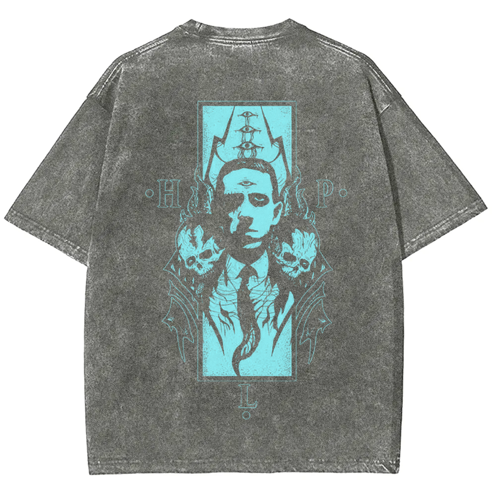 Unisex Vintage H.P. Lovecraft Celebrities  t-Shirt