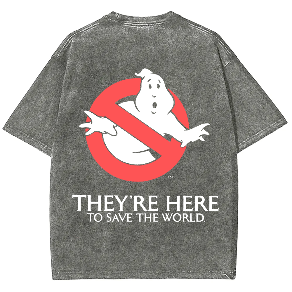 Unisex Vintage  Ghostbusters Horror Movie  t-Shirt