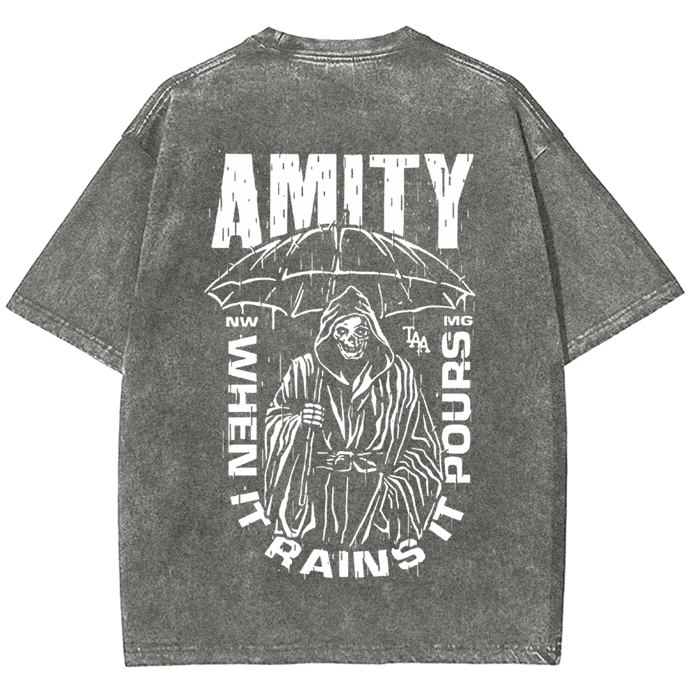 Unisex Vintage The Amity Affliction Band  t-Shirt