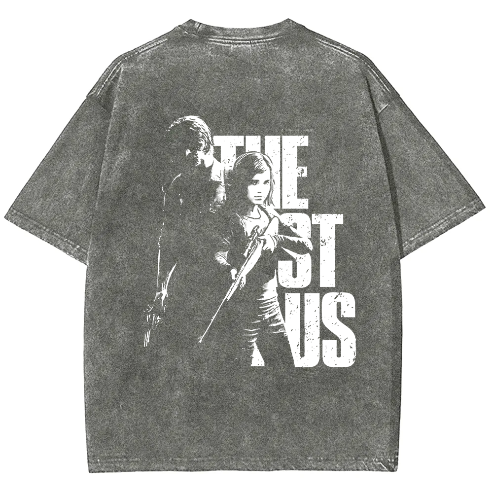 Unisex Vintage The Last of Us Horror Game Movie t-Shirt