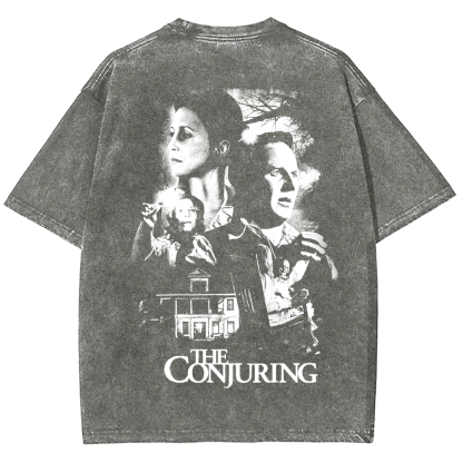 Unisex Vintage The Conjuring Horror Movie t-Shirt