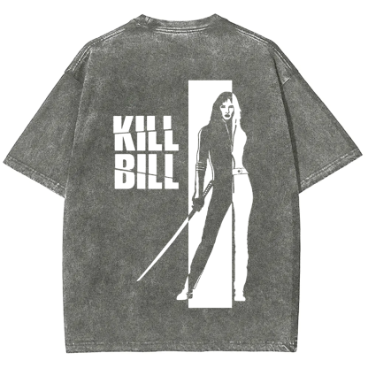 Unisex Vintage  Kill Bill Horror Movie t-Shirt