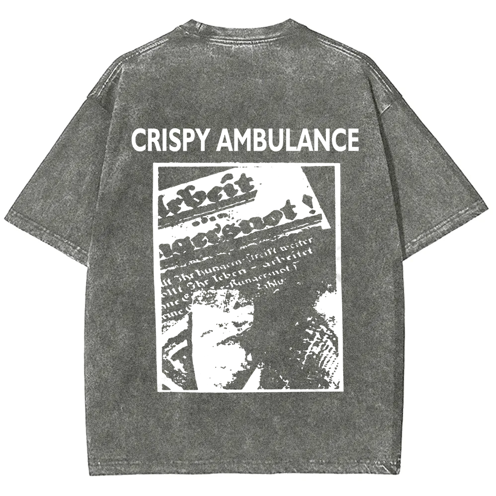 Unisex Vintage Crispy Ambulance Band t-Shirt