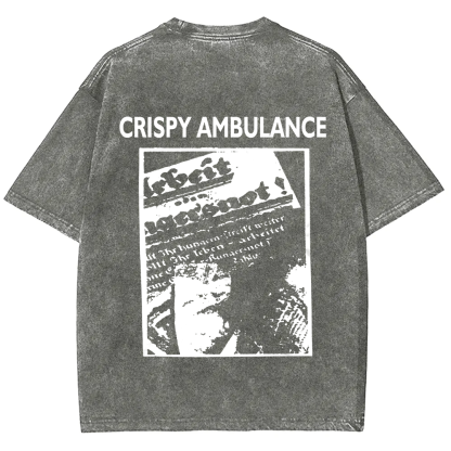 Unisex Vintage Crispy Ambulance Band t-Shirt