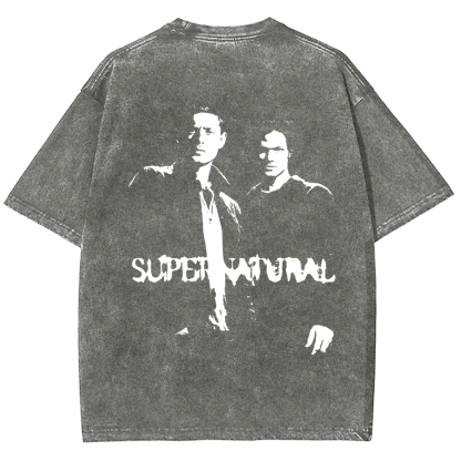 Unisex Vintage  Supernatural TV show t-Shirt