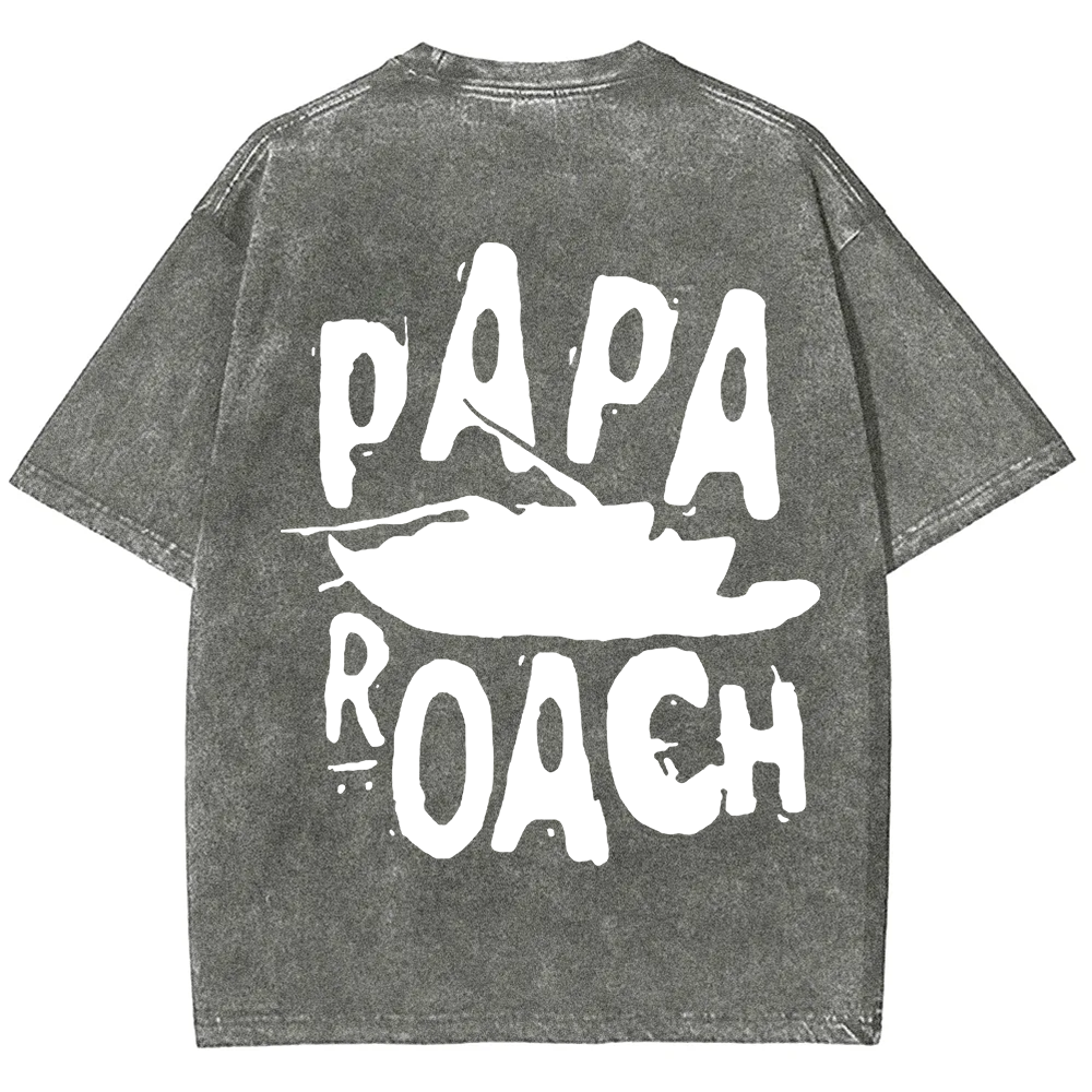 Unisex Vintage Papa Roach Rock Band t-Shirt