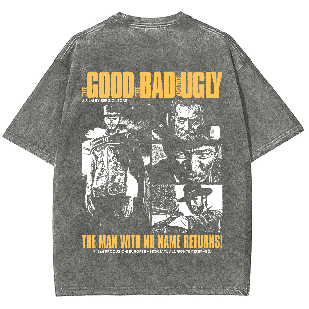 Unisex Vintage  The good, the bad and the ugly movie t-Shirt