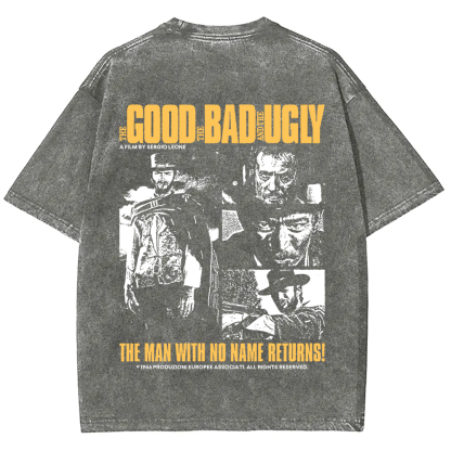 Unisex Vintage  The good, the bad and the ugly movie t-Shirt