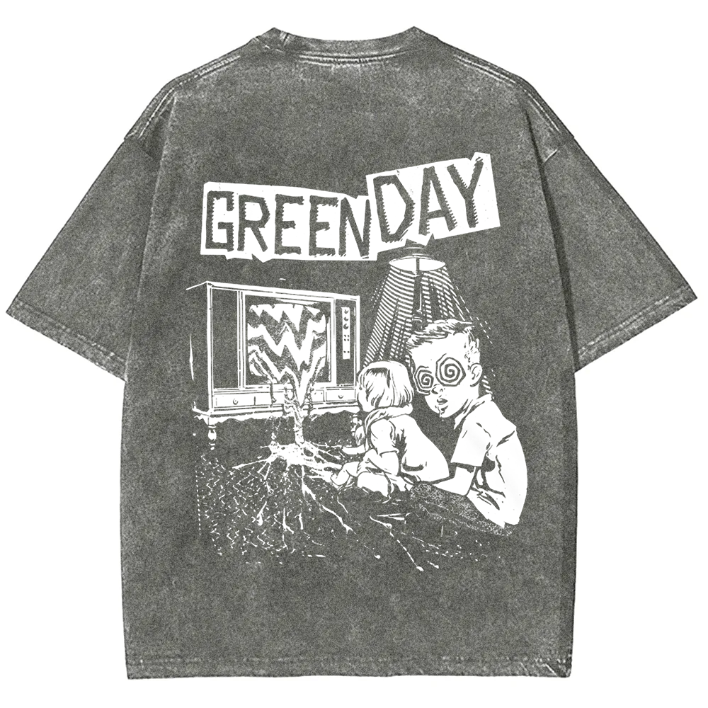 Unisex Vintage Green Day Band t-Shirt