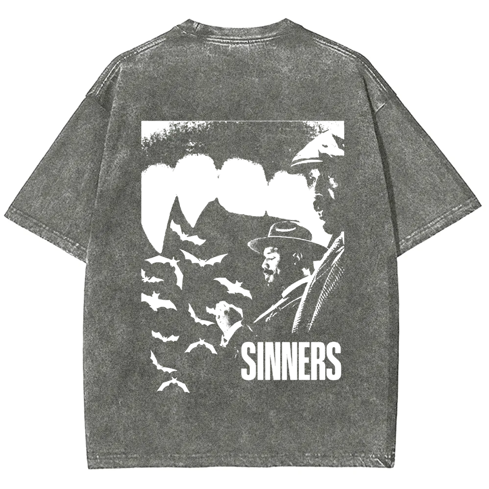 Unisex Vintage Sinners 2025 Horror Movie t-Shirt