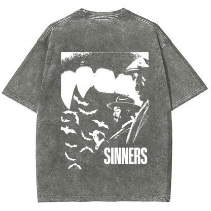 Unisex Vintage Sinners 2025 Horror Movie t-Shirt