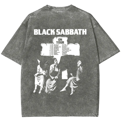 Unisex Vintage  Black Sabbath Band t-Shirt