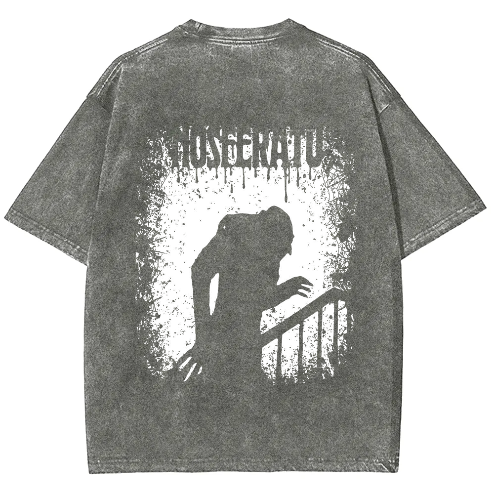 Unisex Vintage   Nosferatu 1922 Horror Movie  t-Shirt