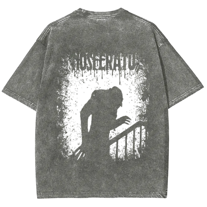 Unisex Vintage   Nosferatu 1922 Horror Movie  t-Shirt