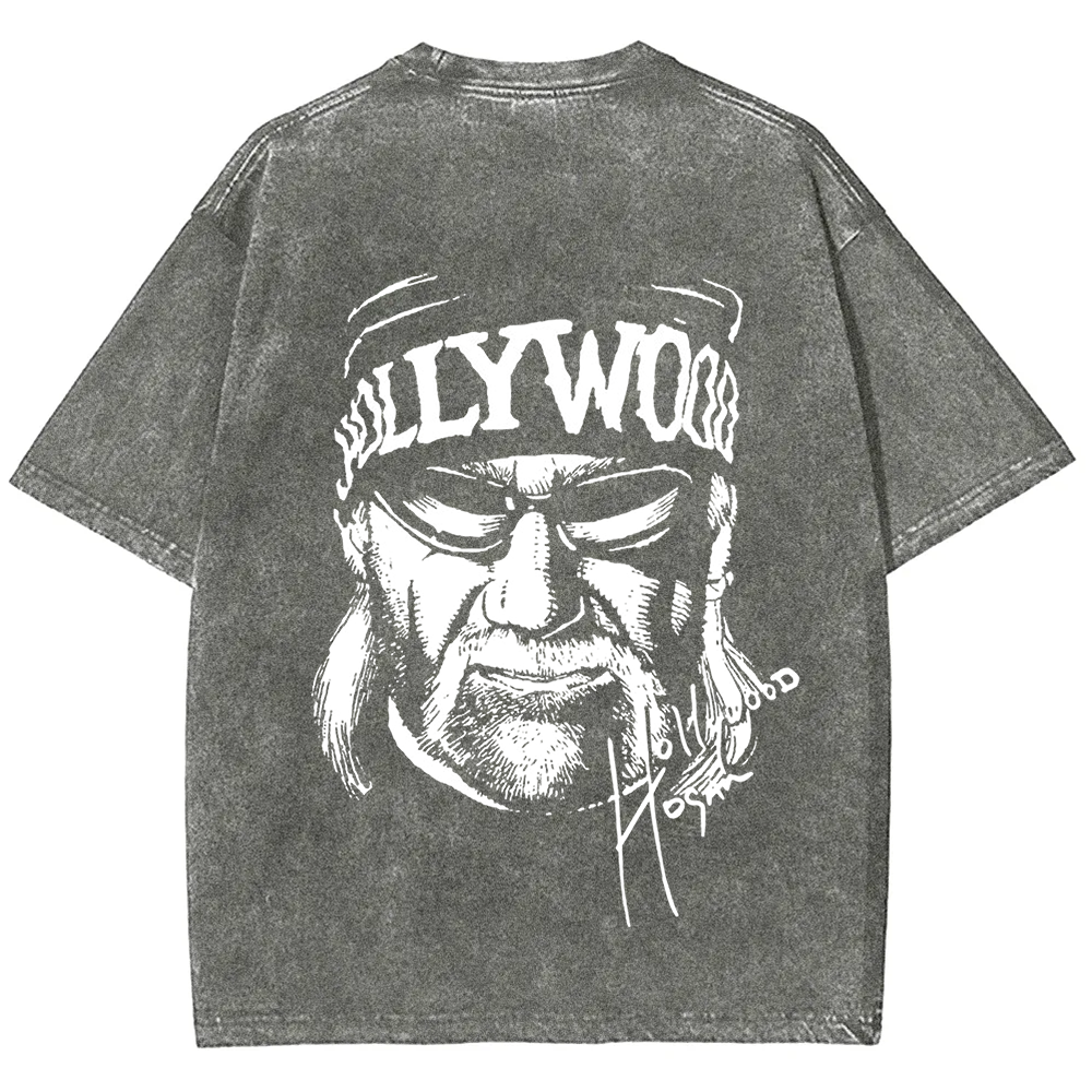 Unisex Vintage  Wrestling WCW Hollywood Hulk Hogan  t-Shirt