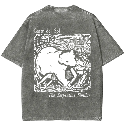 Unisex Vintage  Gastr del Sol Band  t-Shirt