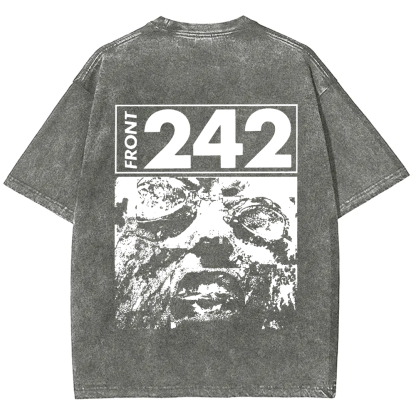 Unisex Vintage  Front 242 Rock Band  t-Shirt