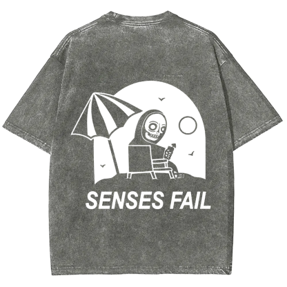 Unisex Vintage Senses Fail Band  t-Shirt