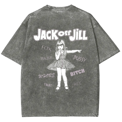 Unisex Vintage Jack Off Jill Band t-Shirt