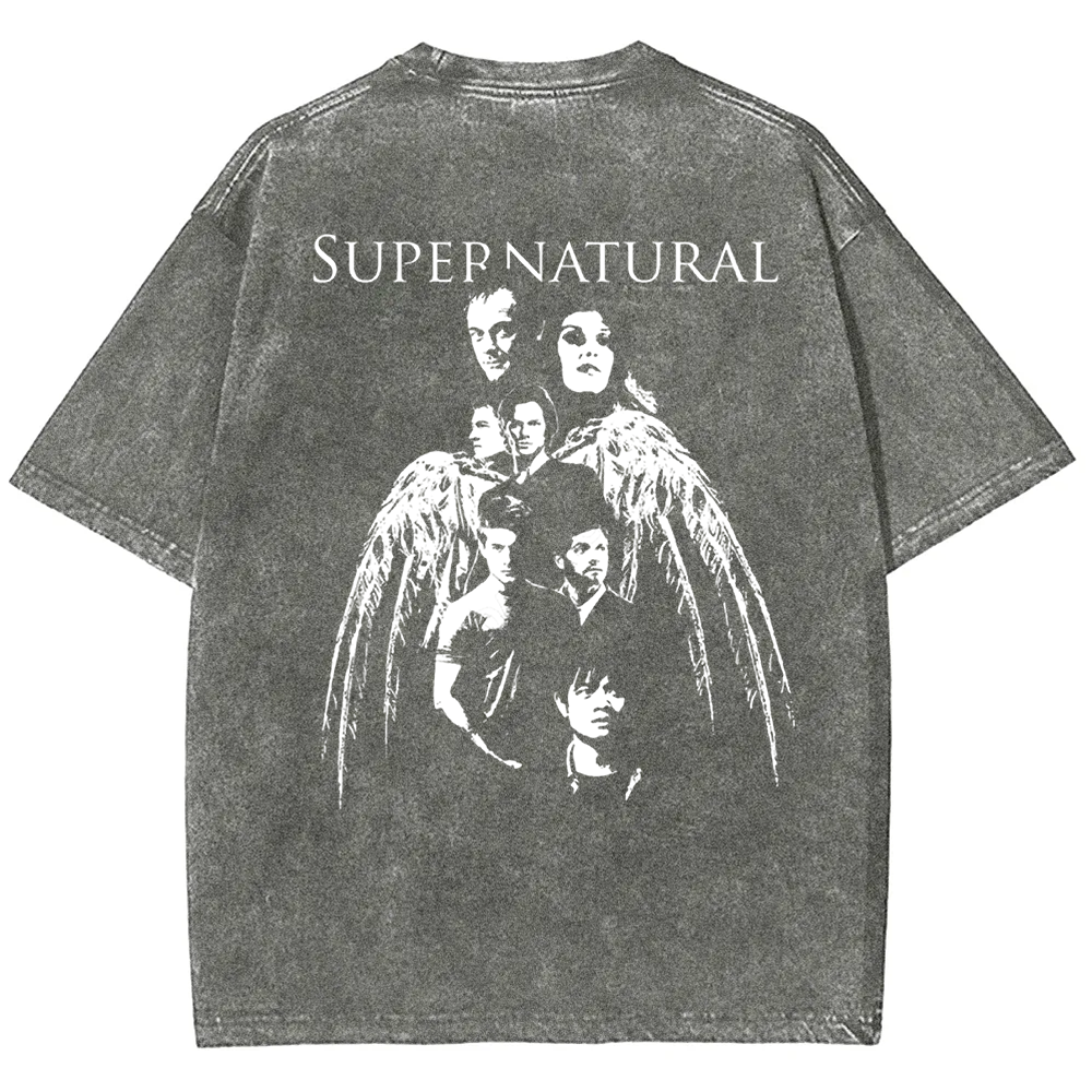 Unisex Vintage Supernatural TV Series t-Shirt