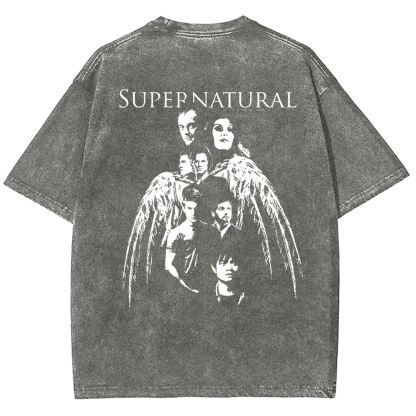 Unisex Vintage Supernatural TV Series t-Shirt
