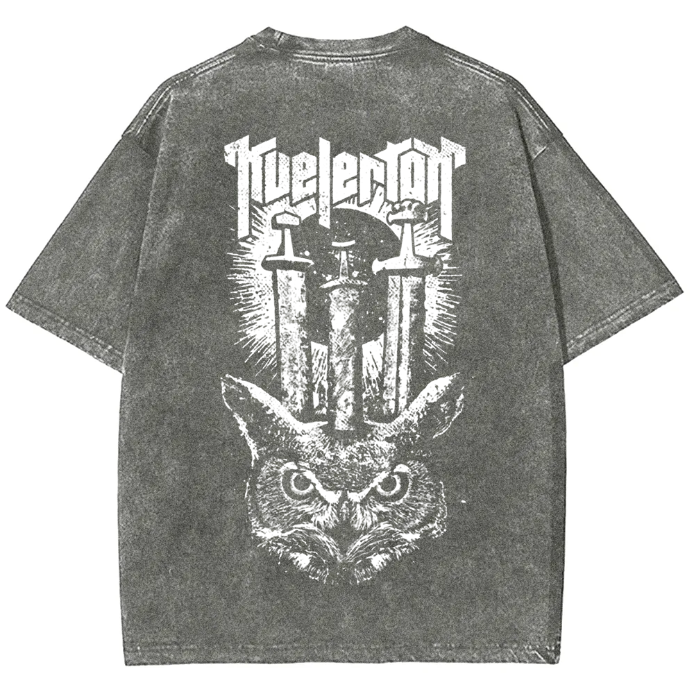 Unisex Vintage Kvelertak Band  t-Shirt