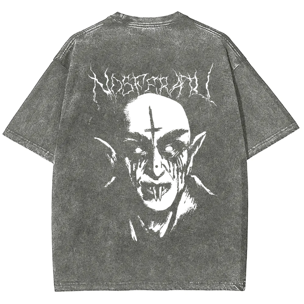 Unisex Vintage Black Metal Nosferatu Movie  t-Shirt