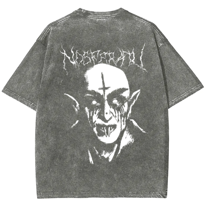 Unisex Vintage Black Metal Nosferatu Movie  t-Shirt