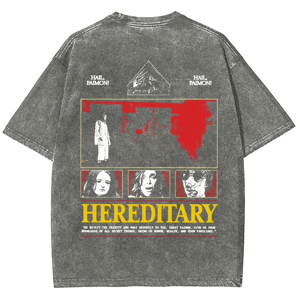 Unisex Vintage Hereditary Horror Movie  t-Shirt